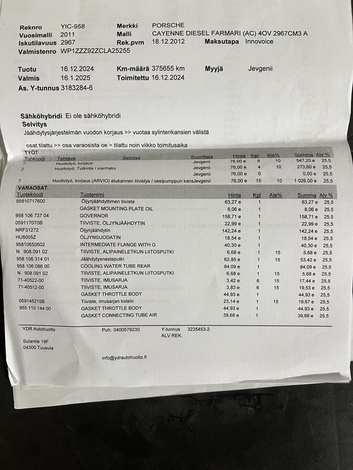 Porsche Cayenne Diesel Tiptronic 3.0, vm. 2012, 388 tkm (35 / 36)